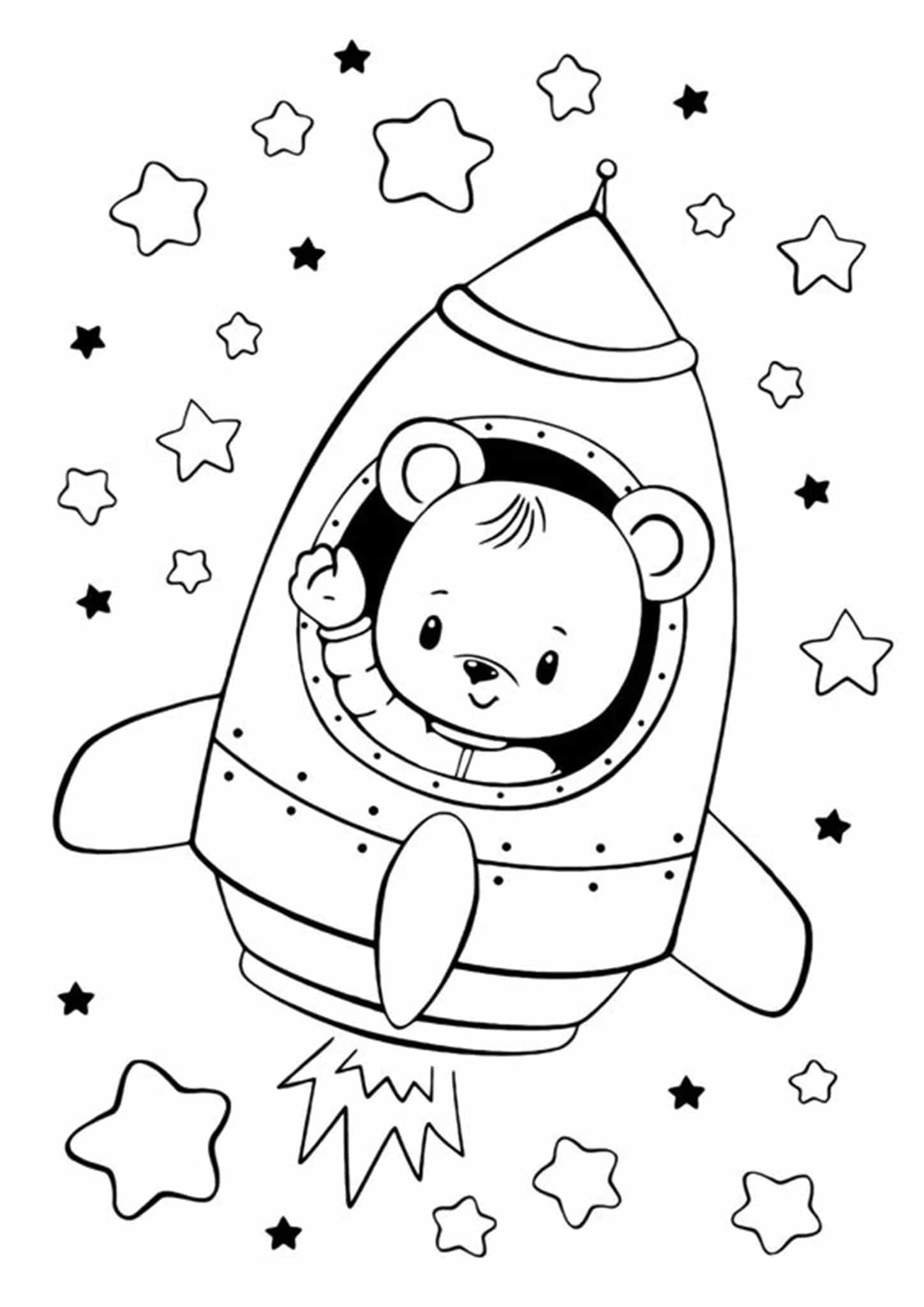 30 Cute and Easy Coloring Pages Printable 24