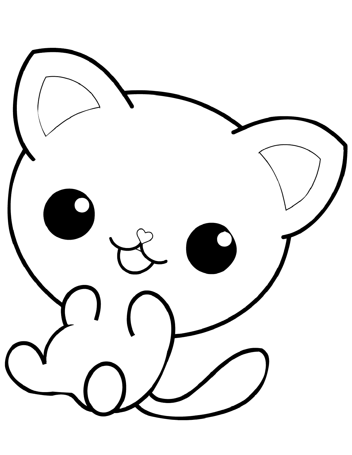 30 Cute and Easy Coloring Pages Printable 33