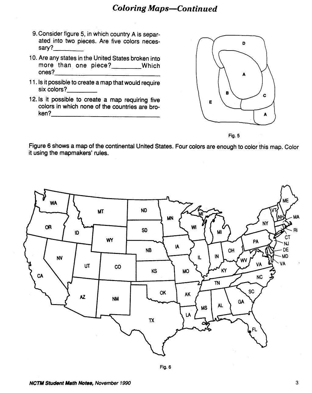 30 Educational Maps Coloring Pages Printable 1