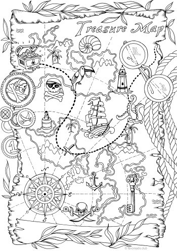 30 Educational Maps Coloring Pages Printable 10