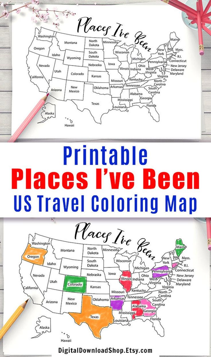 30 Educational Maps Coloring Pages Printable 25