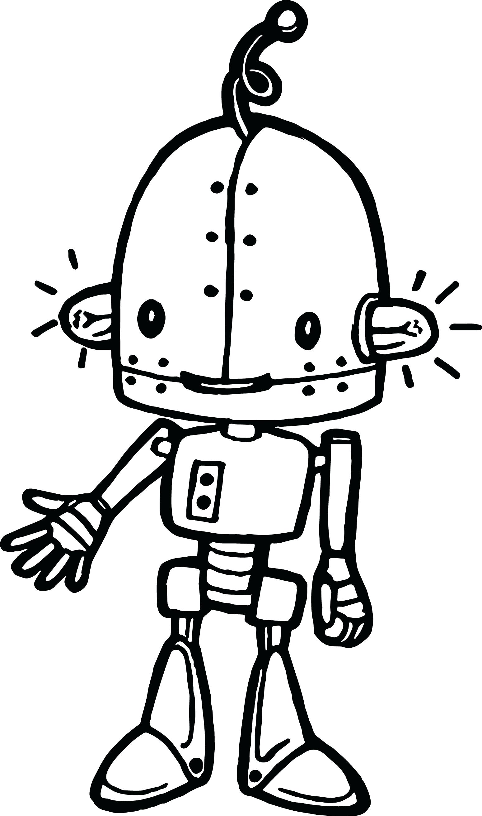 30 Futuristic Robots Coloring Pages Printable 34