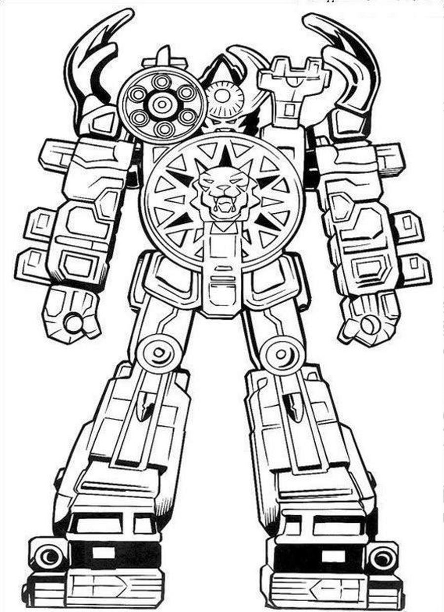 30 Futuristic Robots Coloring Pages Printable 7