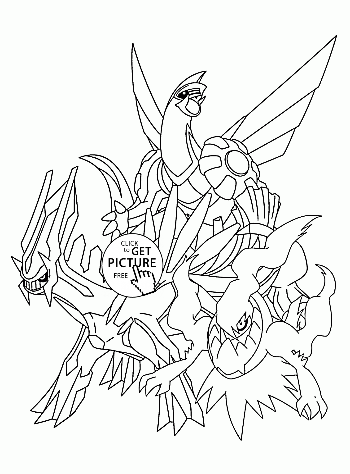 30 Legendary Pokemon Coloring Pages Printable 25