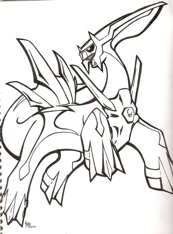 30 Legendary Pokemon Coloring Pages Printable 5