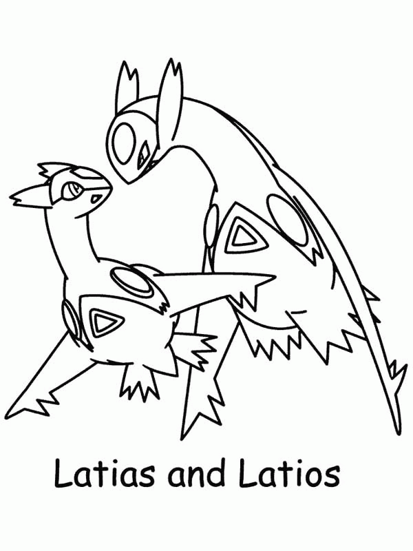 30 Legendary Pokemon Coloring Pages Printable 8