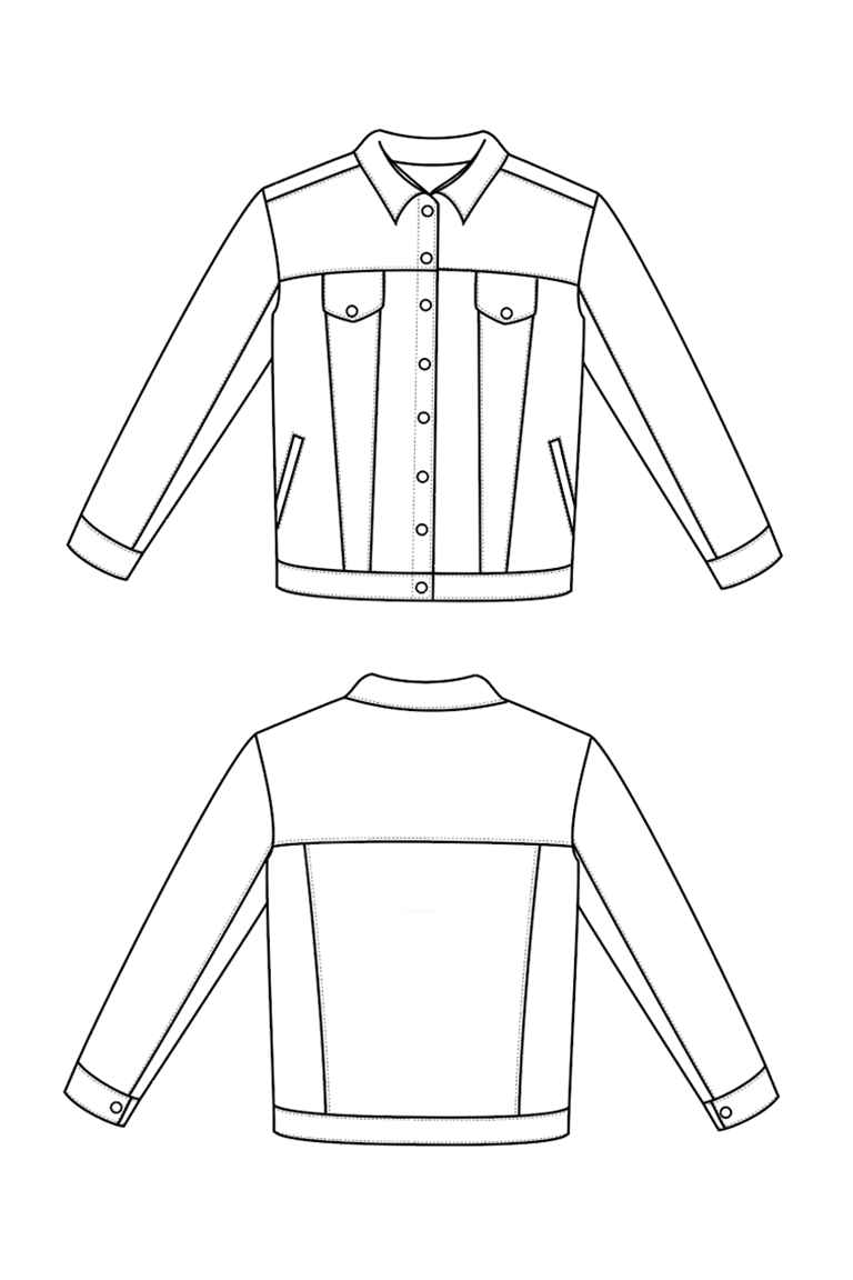 30 Stylish Jacket Template Printable 25