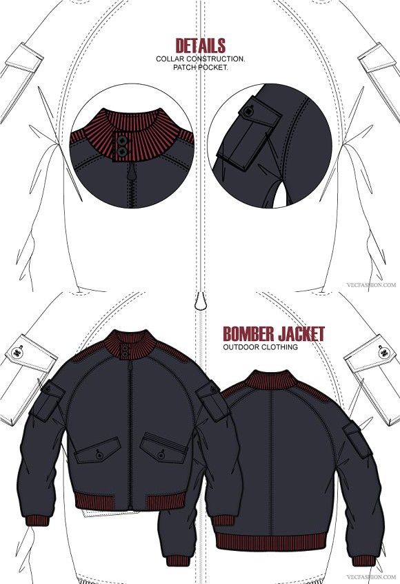 30 Stylish Jacket Template Printable 26