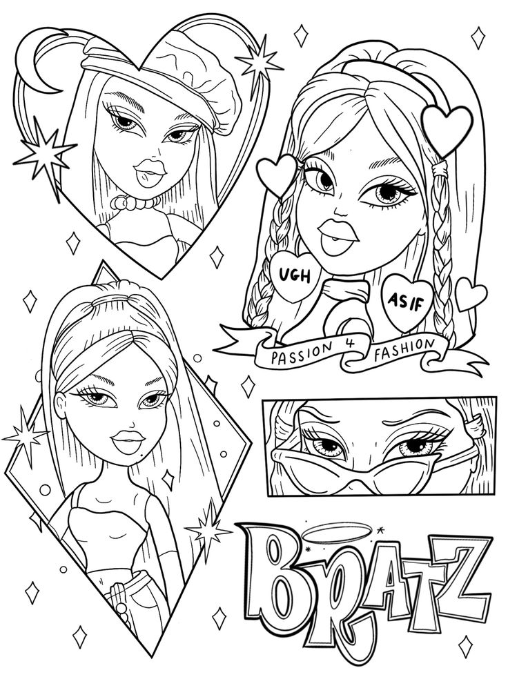 30 Sweet Baddie Coloring Pages Printable 16