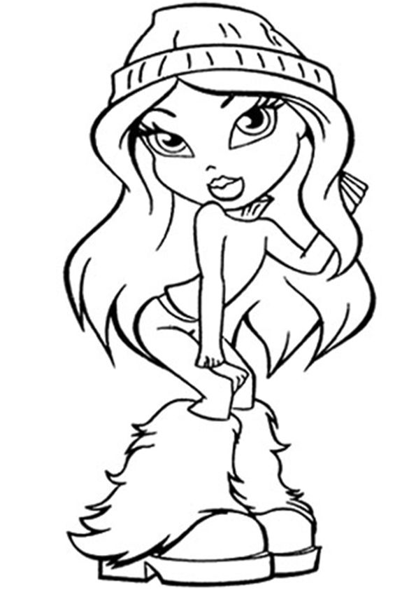 30 Sweet Baddie Coloring Pages Printable 19