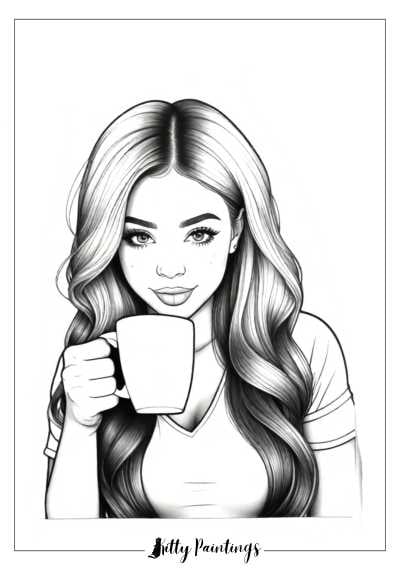 30 Sweet Baddie Coloring Pages Printable 28