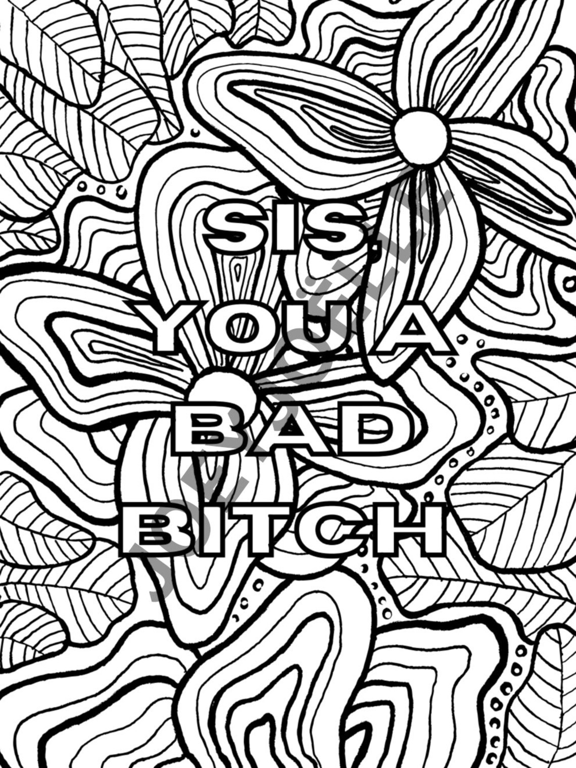 30 Sweet Baddie Coloring Pages Printable 9