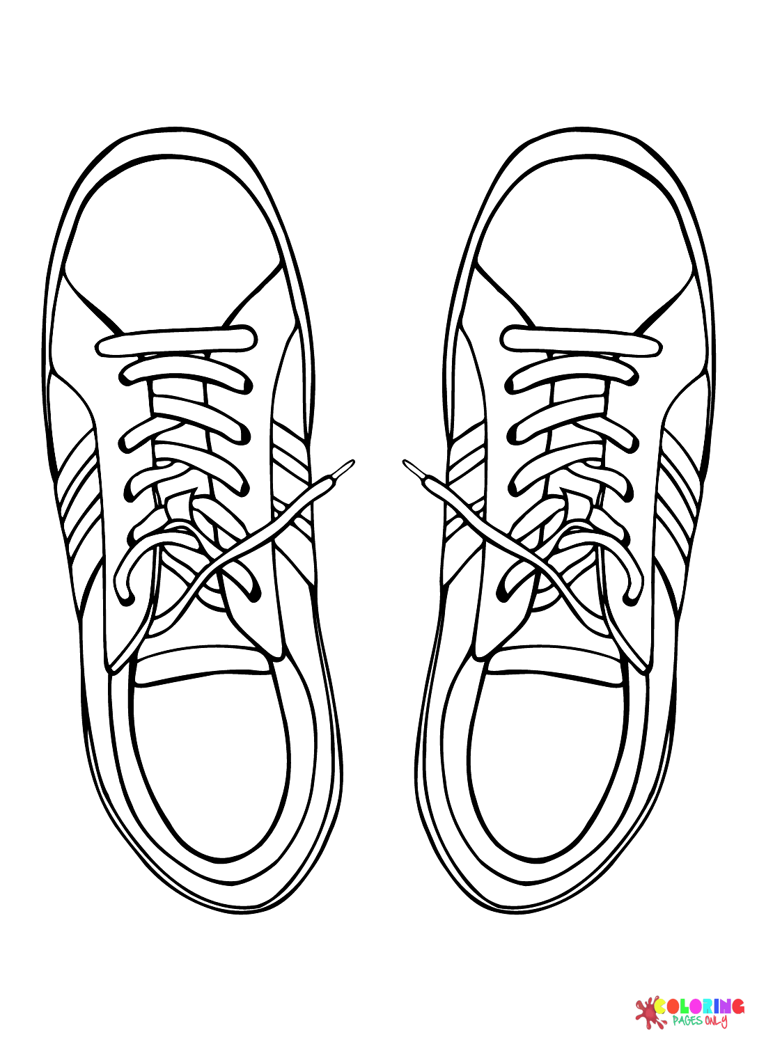 30 Trendy Nike Sneaker Coloring Pages Printable 10