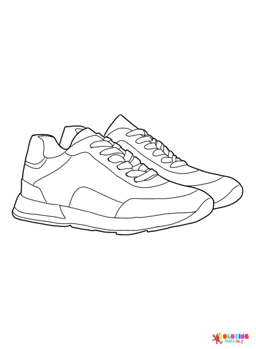 30 Trendy Nike Sneaker Coloring Pages Printable 12