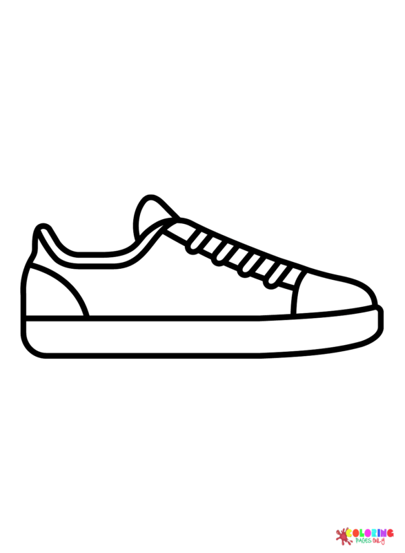 30 Trendy Nike Sneaker Coloring Pages Printable 17