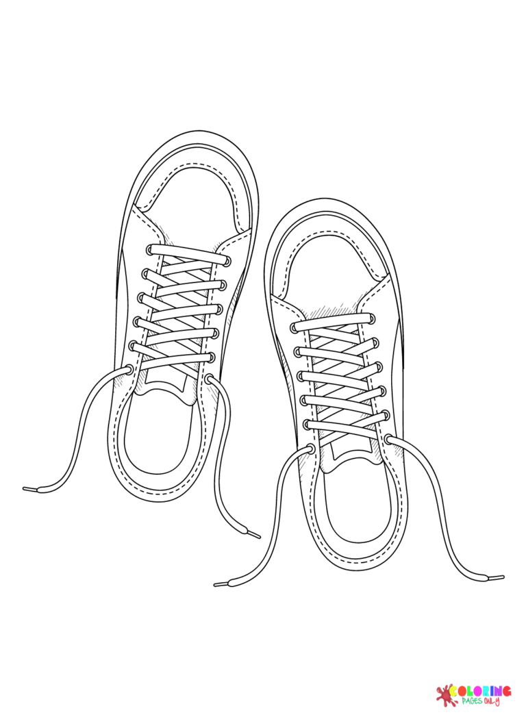 30 Trendy Nike Sneaker Coloring Pages Printable 33