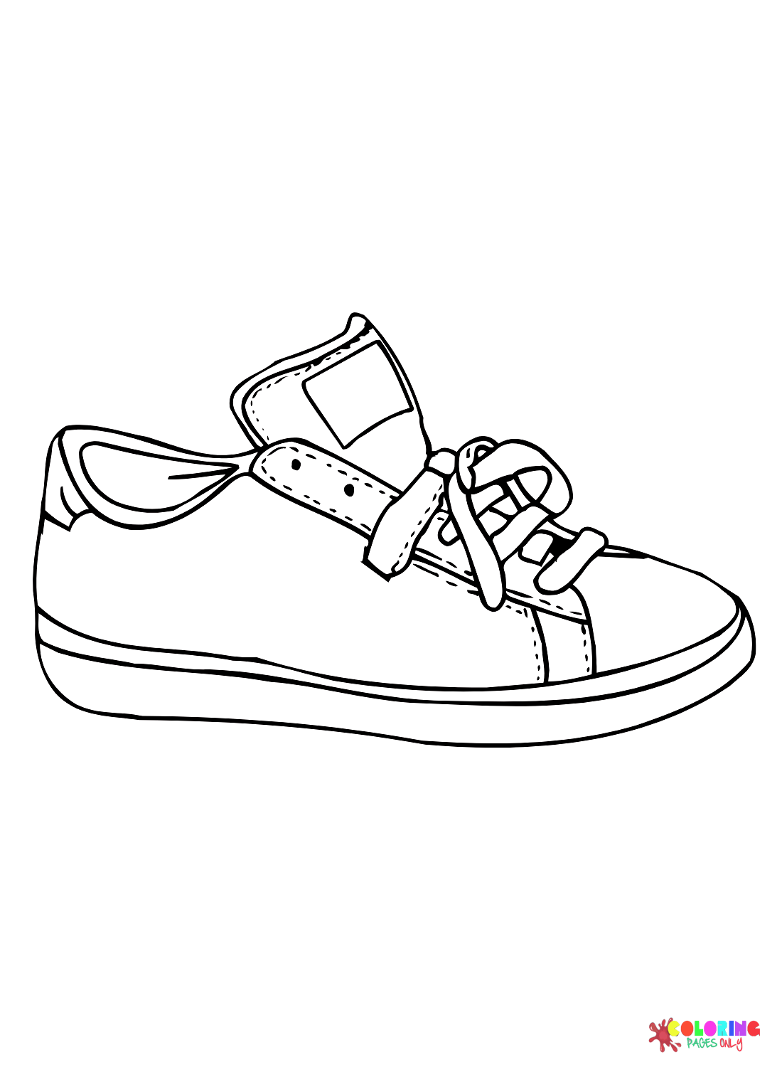 30 Trendy Nike Sneaker Coloring Pages Printable 9