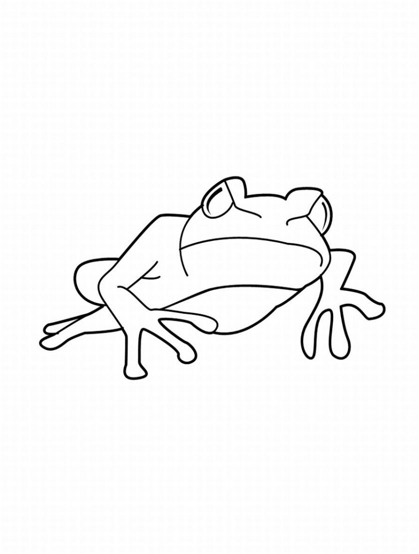 31 Cute Mushroom Frog Coloring Pages Printable 12