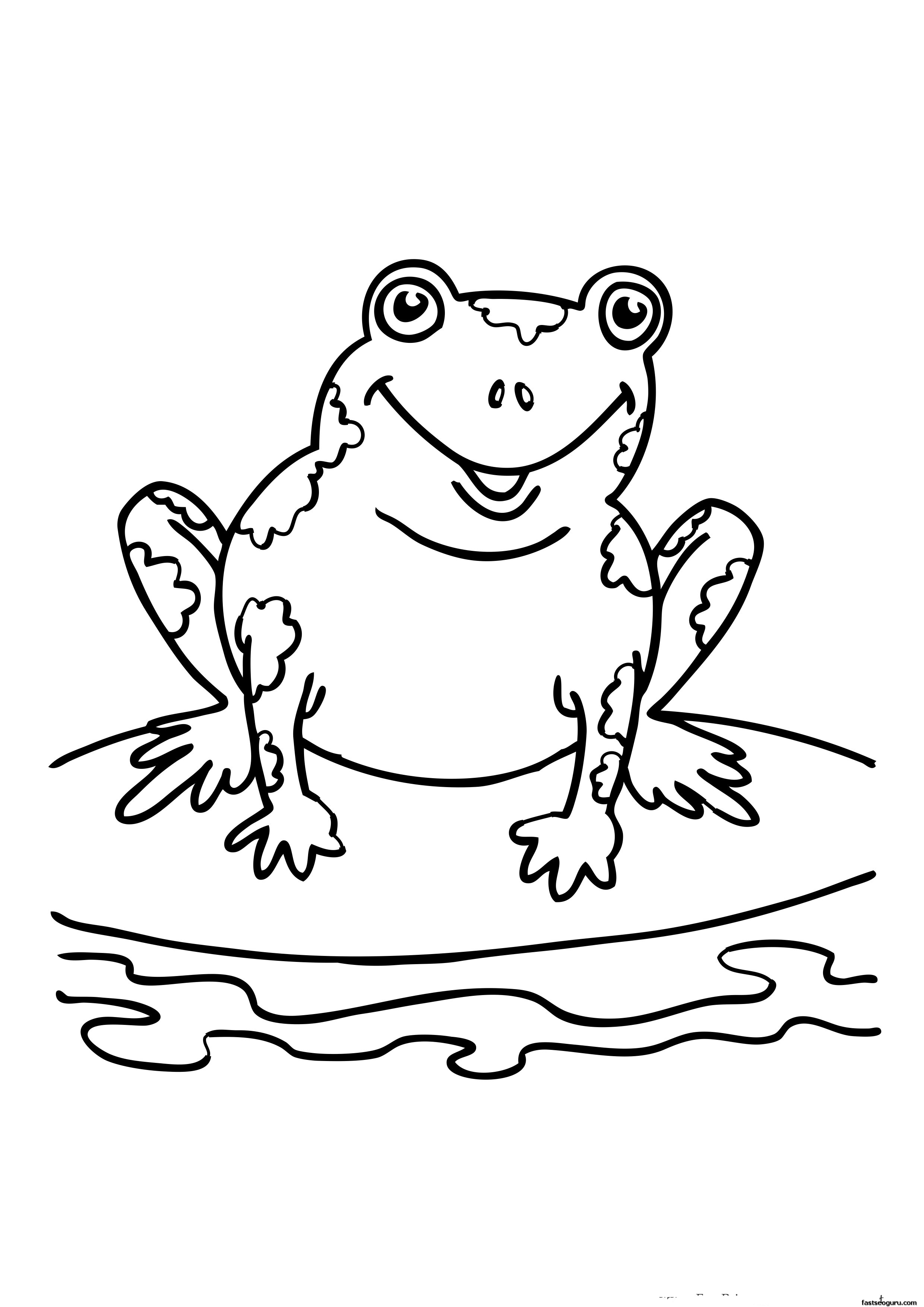 31 Cute Mushroom Frog Coloring Pages Printable 18