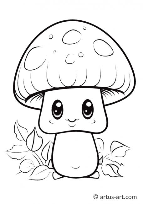 31 Cute Mushroom Frog Coloring Pages Printable 19