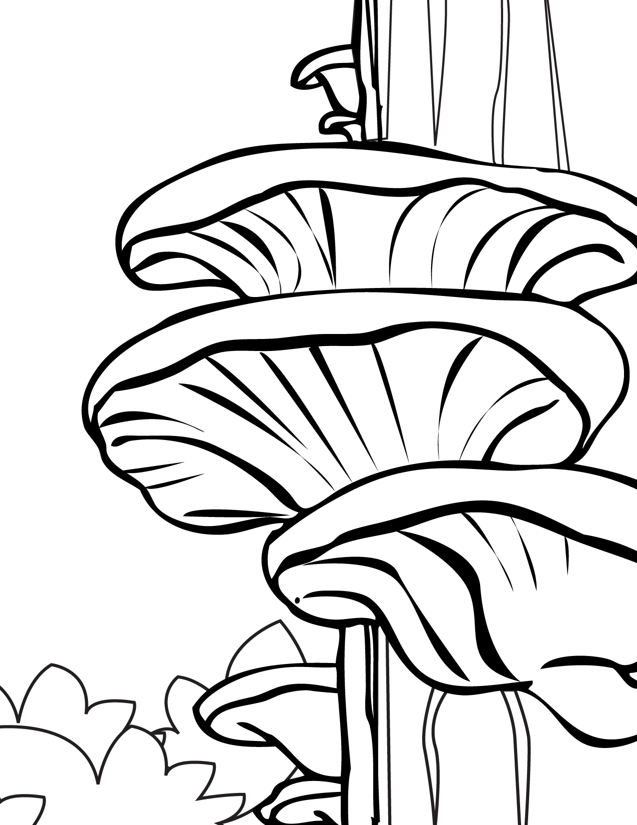 31 Cute Mushroom Frog Coloring Pages Printable 24