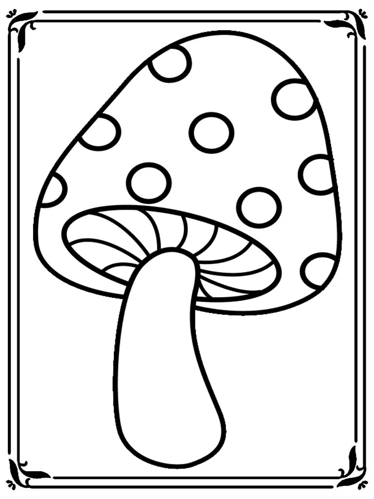 31 Cute Mushroom Frog Coloring Pages Printable 28