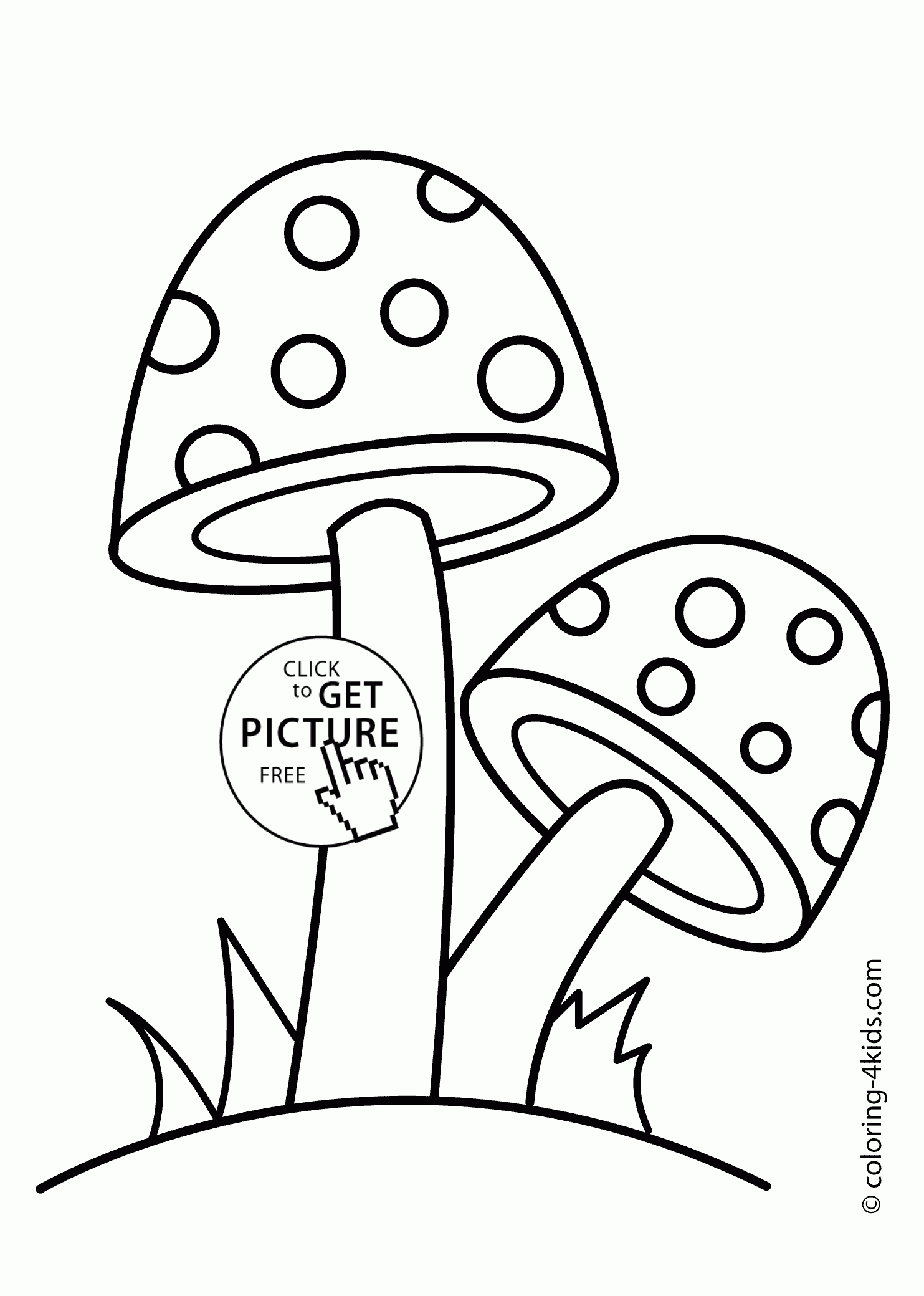 31 Cute Mushroom Frog Coloring Pages Printable 29