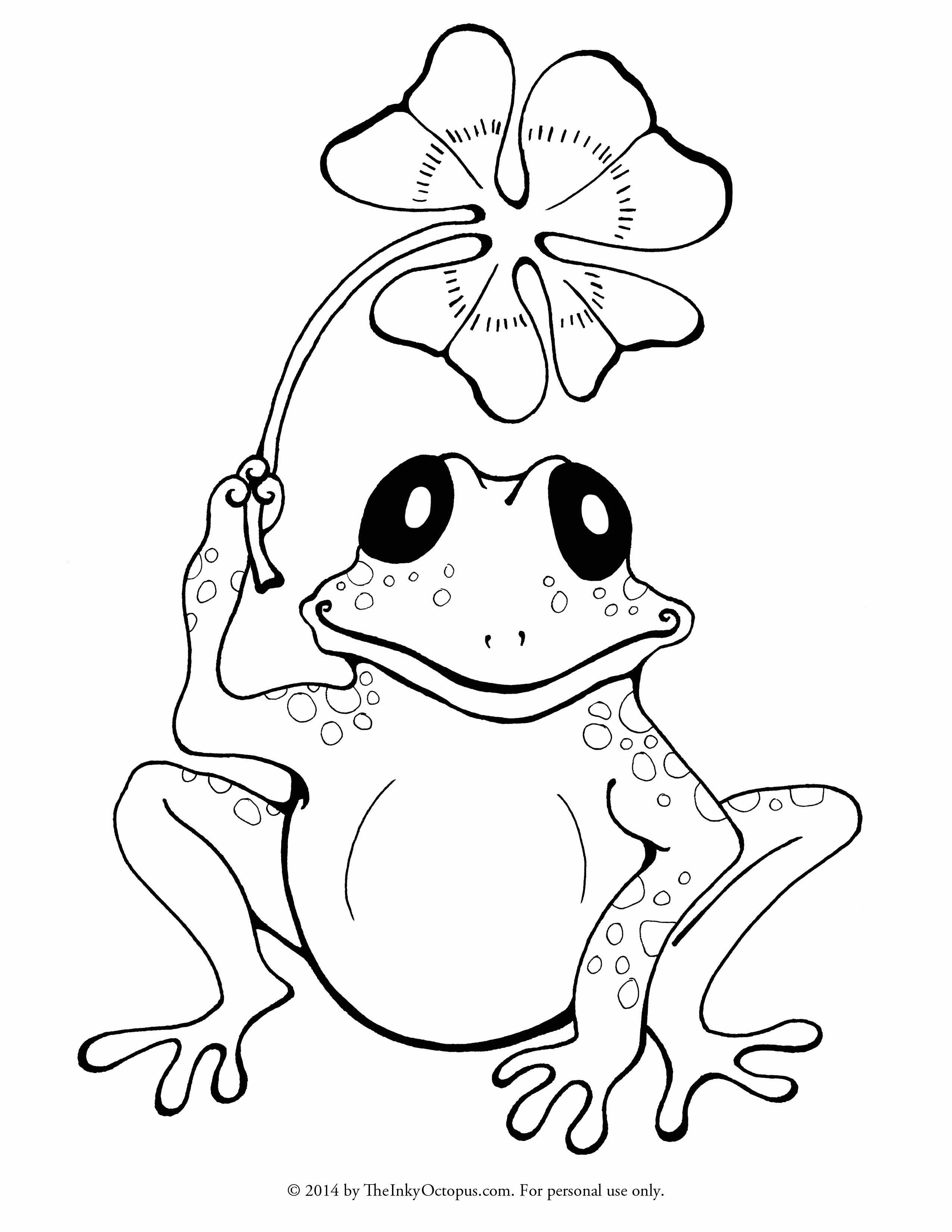 31 Cute Mushroom Frog Coloring Pages Printable 32