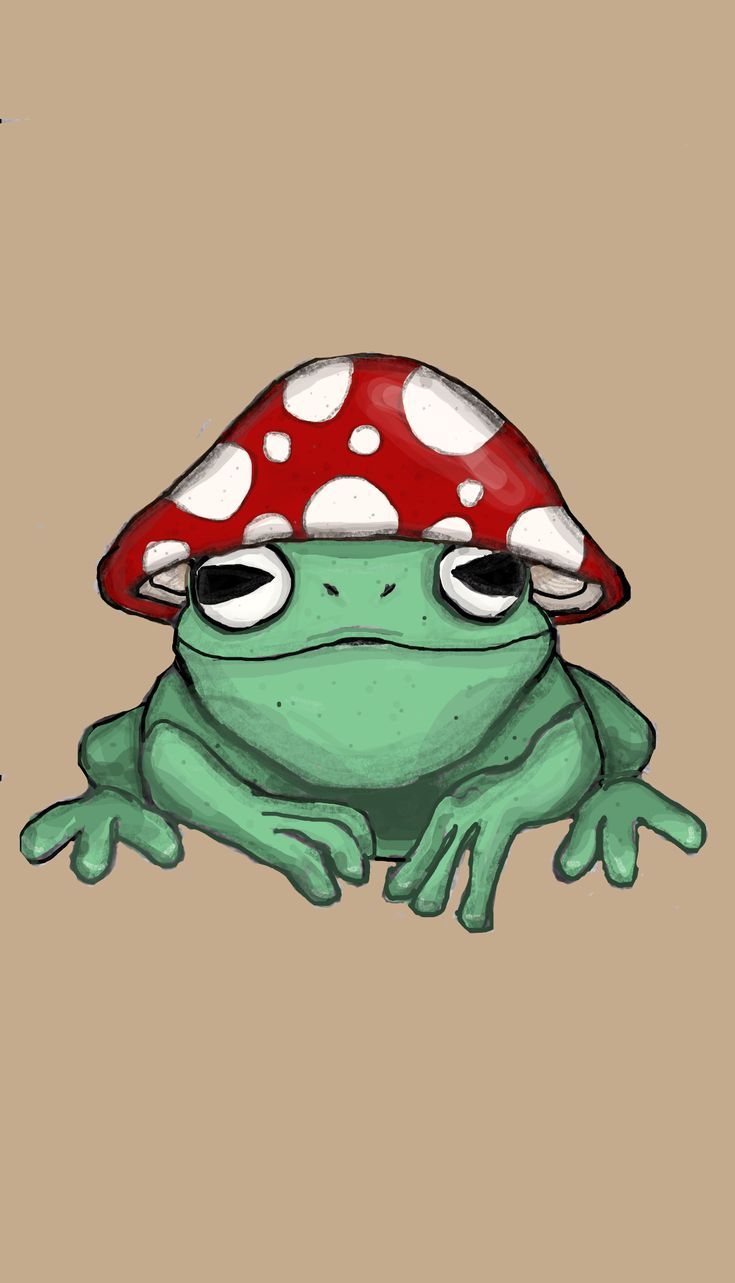 31 Cute Mushroom Frog Coloring Pages Printable 7