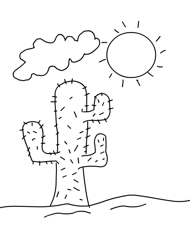 31 Desert Coloring Pages Printable 30