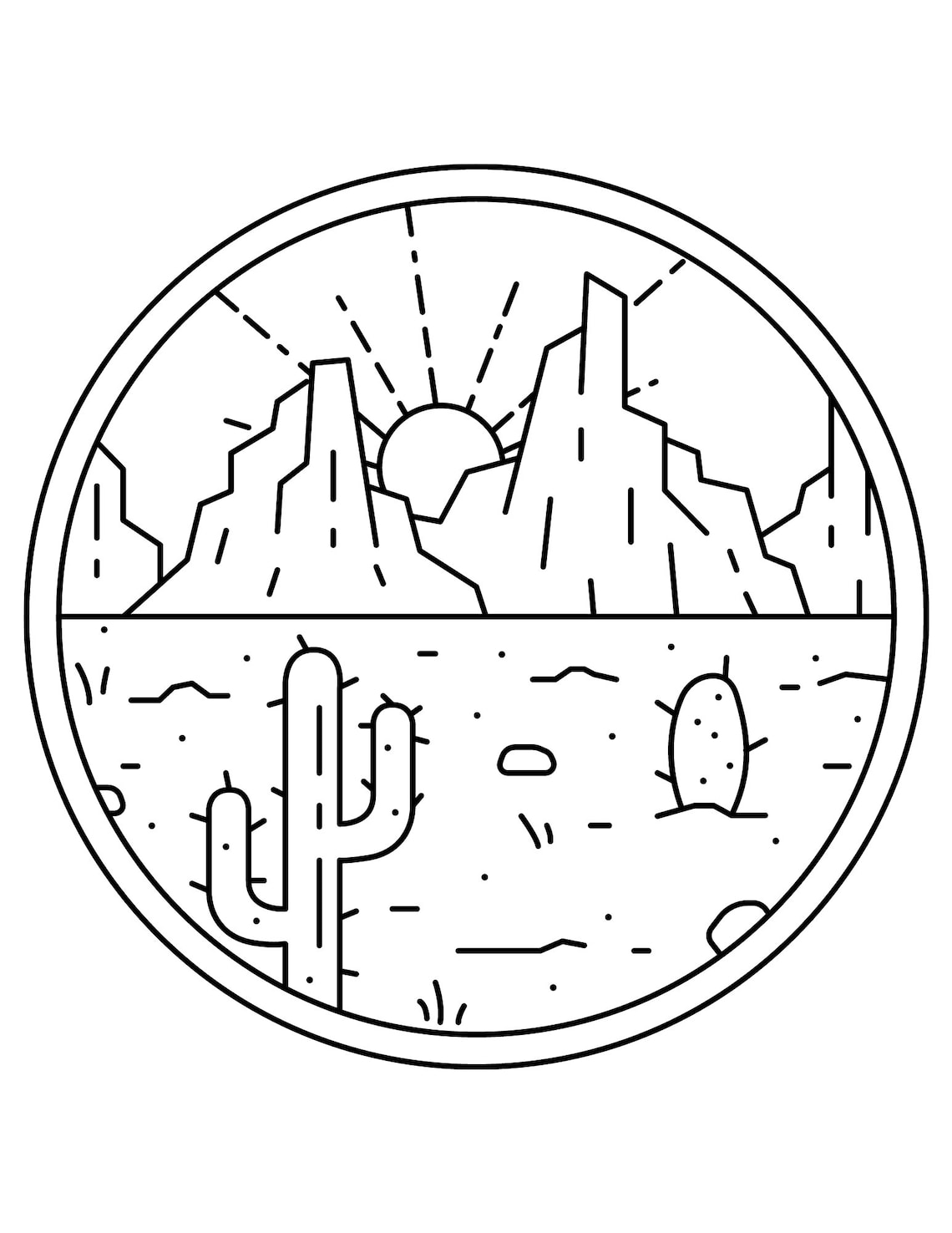 31 Desert Coloring Pages Printable 32