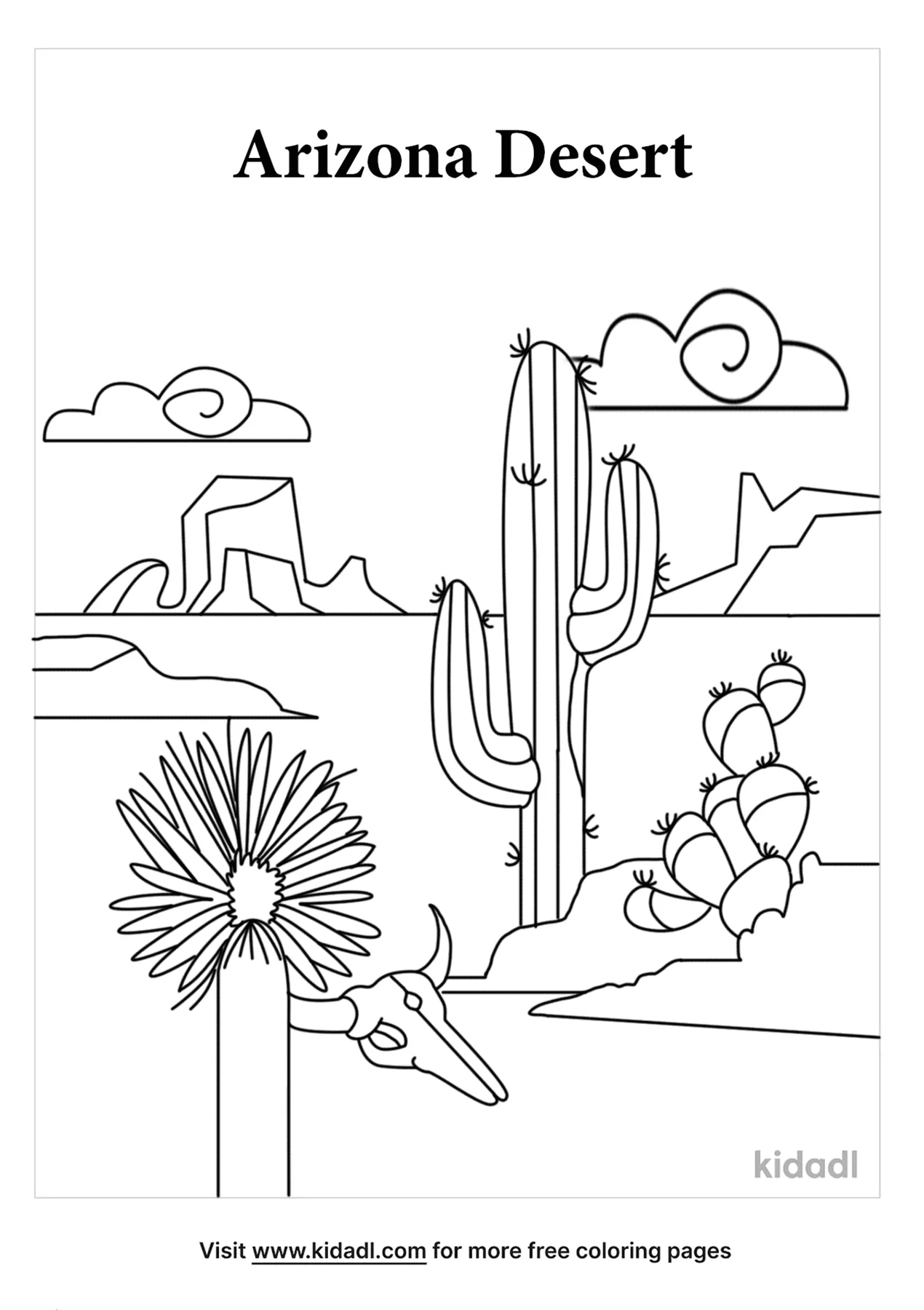 31 Desert Coloring Pages Printable 34