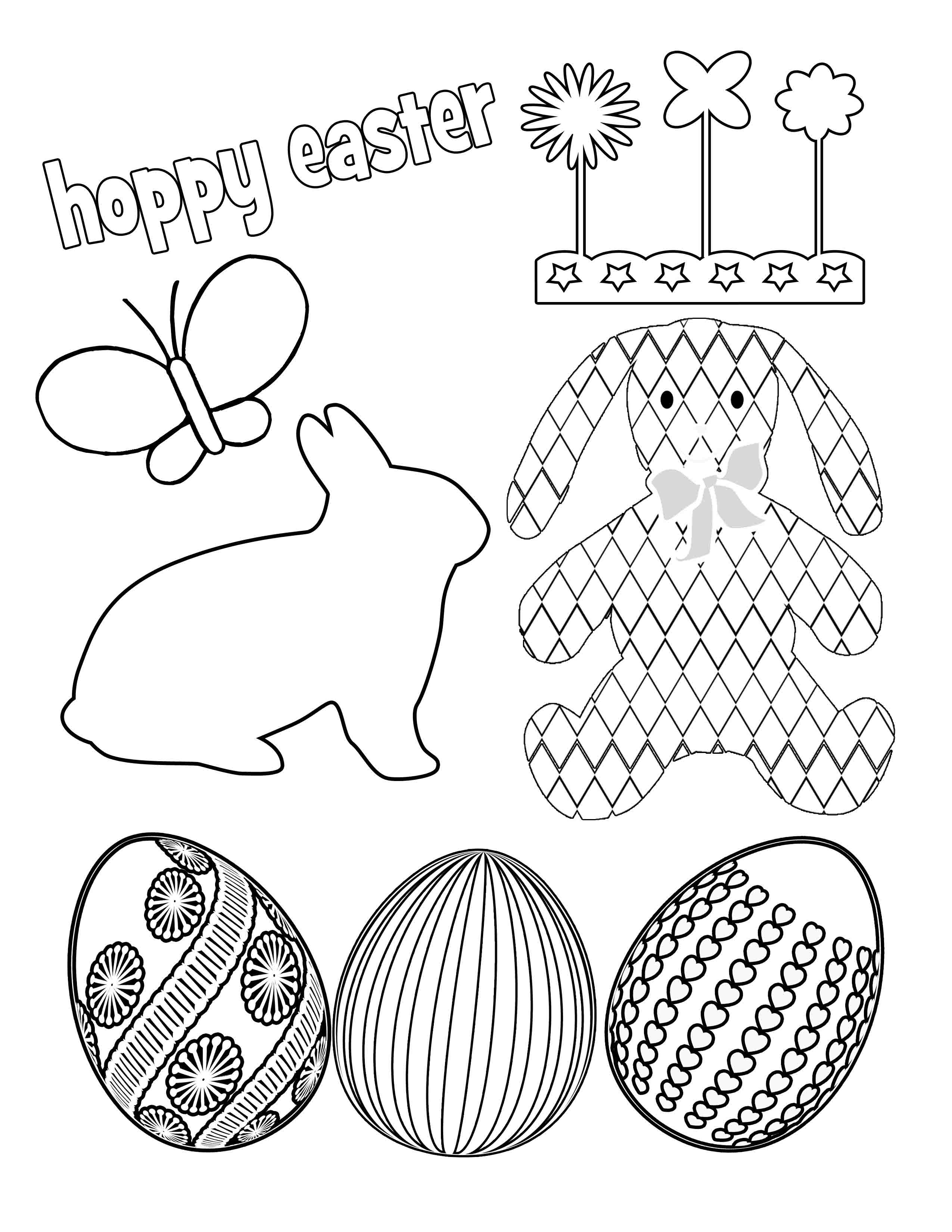 31 Easter Coloring Pages for Adults Printable 17