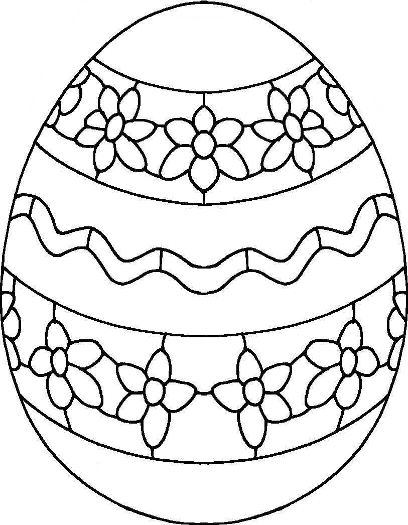 31 Easter Coloring Pages for Adults Printable 20