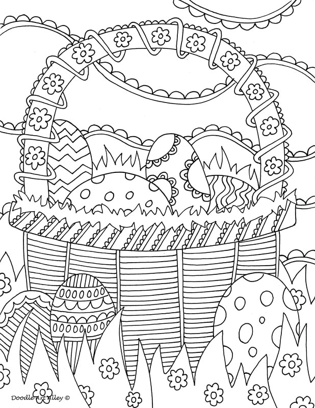 31 Easter Coloring Pages for Adults Printable 29