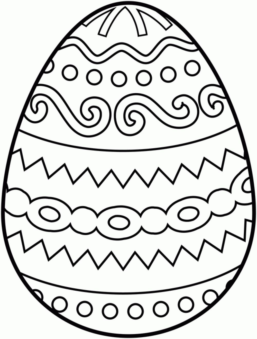 31 Easter Coloring Pages for Adults Printable 3