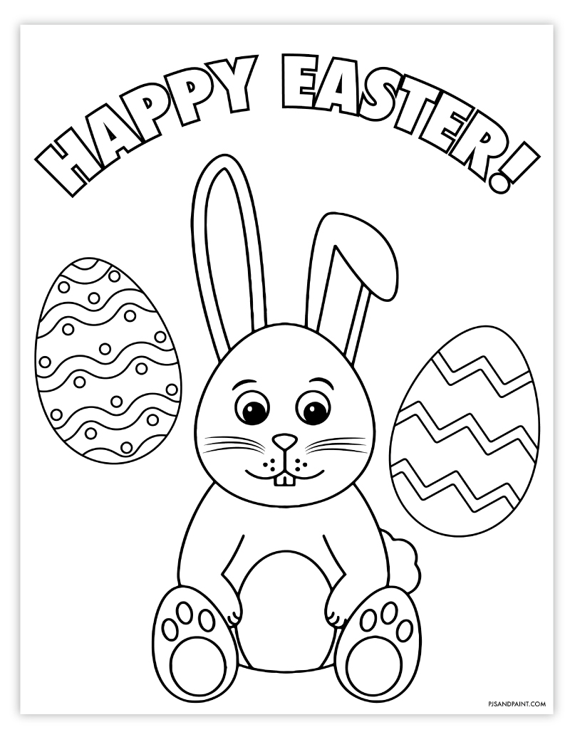 31 Easter Coloring Pages for Adults Printable 35