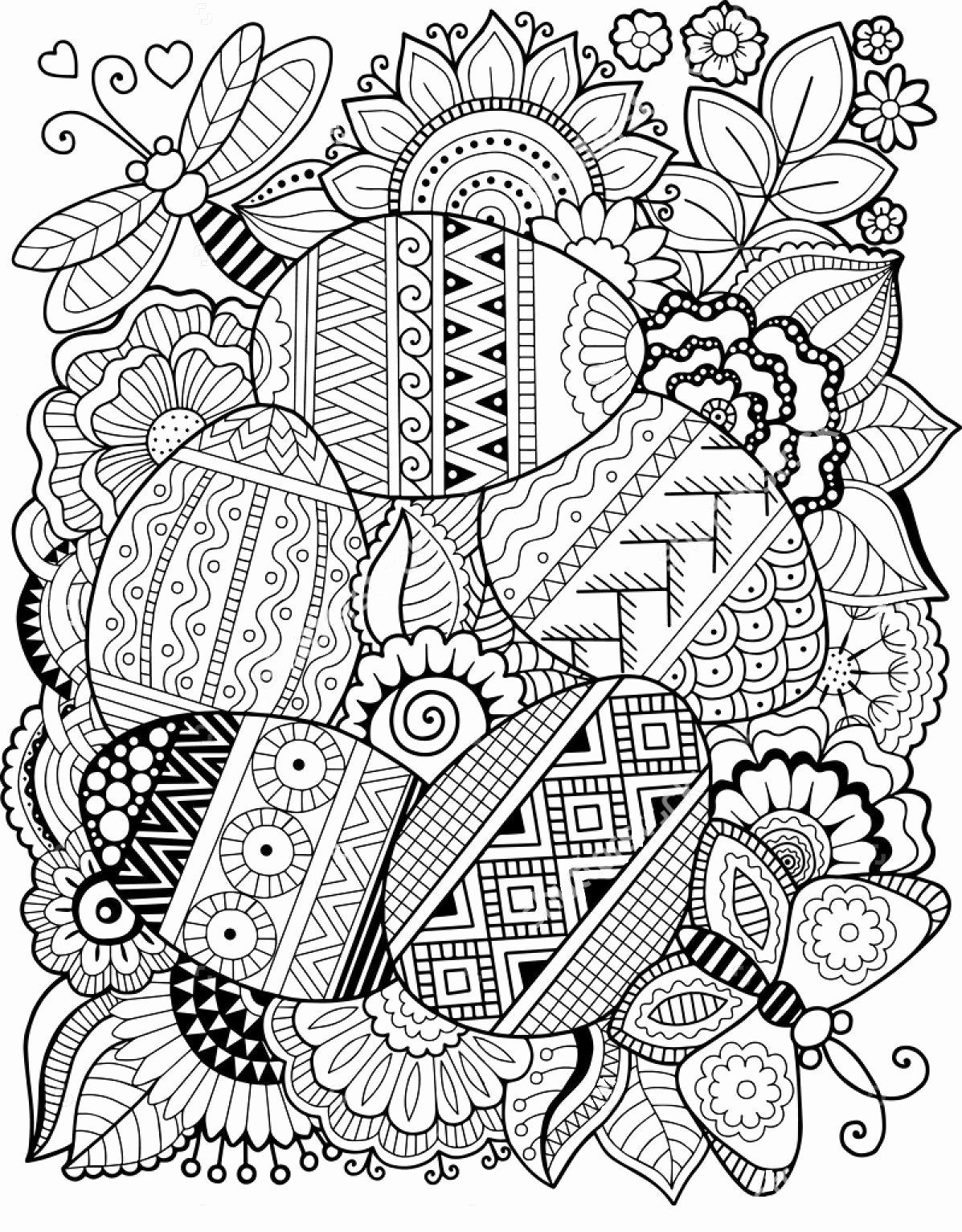 31 Easter Coloring Pages for Adults Printable 9