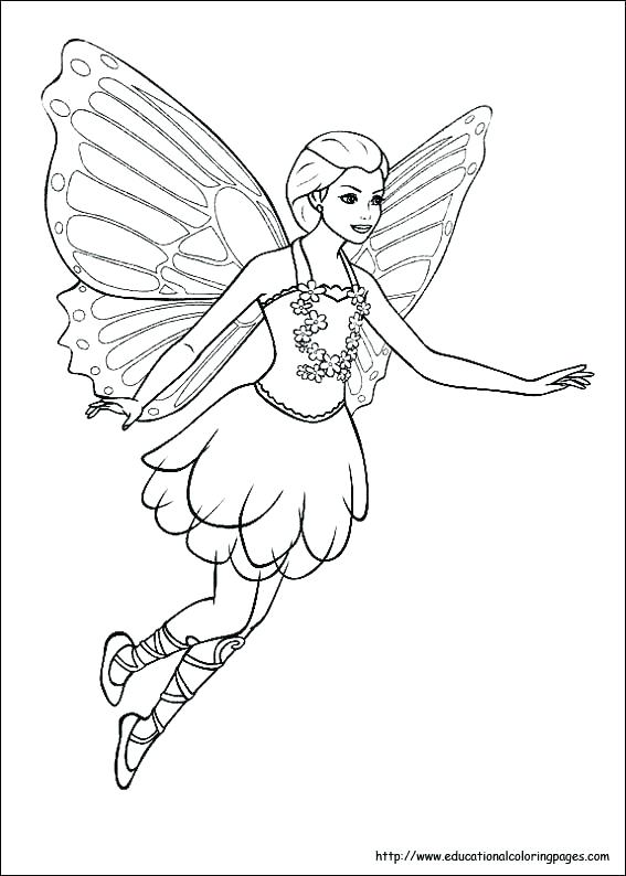 31 Enchanting Mermaid Fairy Coloring Pages Printable 30