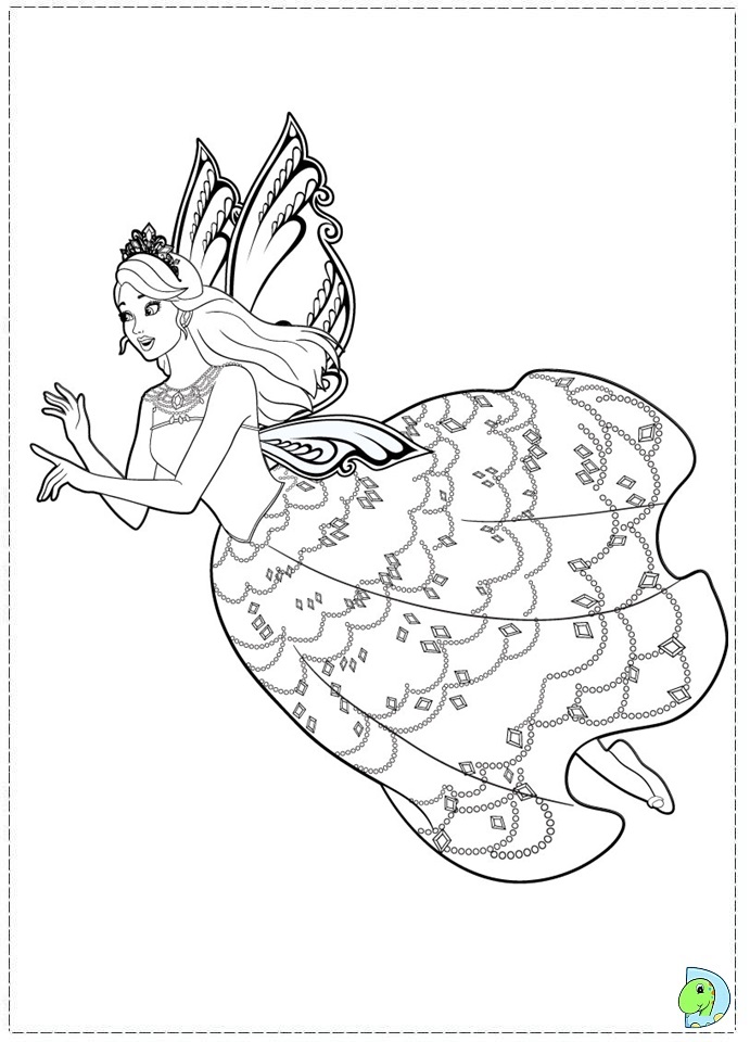 31 Enchanting Mermaid Fairy Coloring Pages Printable 34