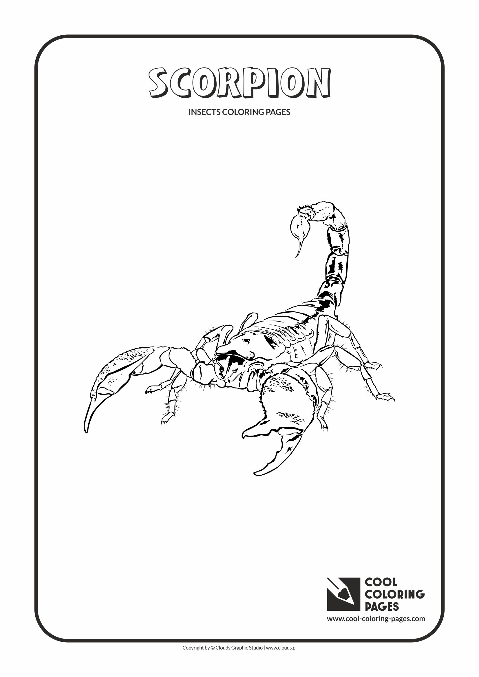 31 Fierce Scorpions Coloring Pages Printable 10