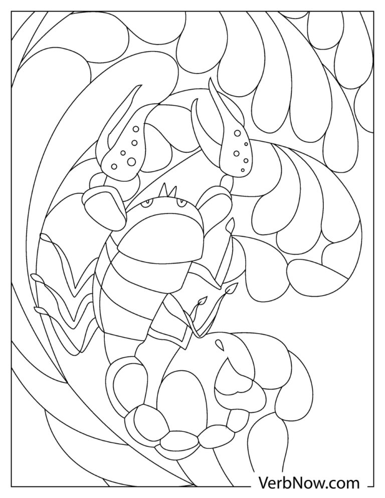 31 Fierce Scorpions Coloring Pages Printable 12