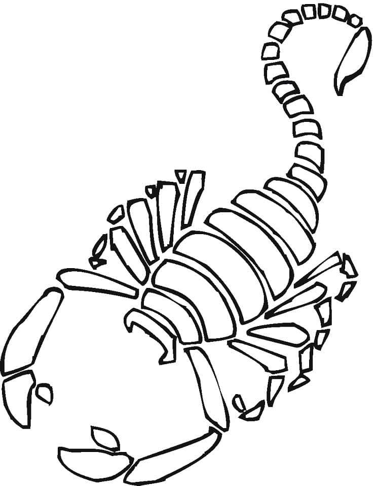 31 Fierce Scorpions Coloring Pages Printable 17