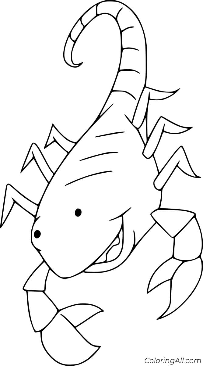 31 Fierce Scorpions Coloring Pages Printable 19