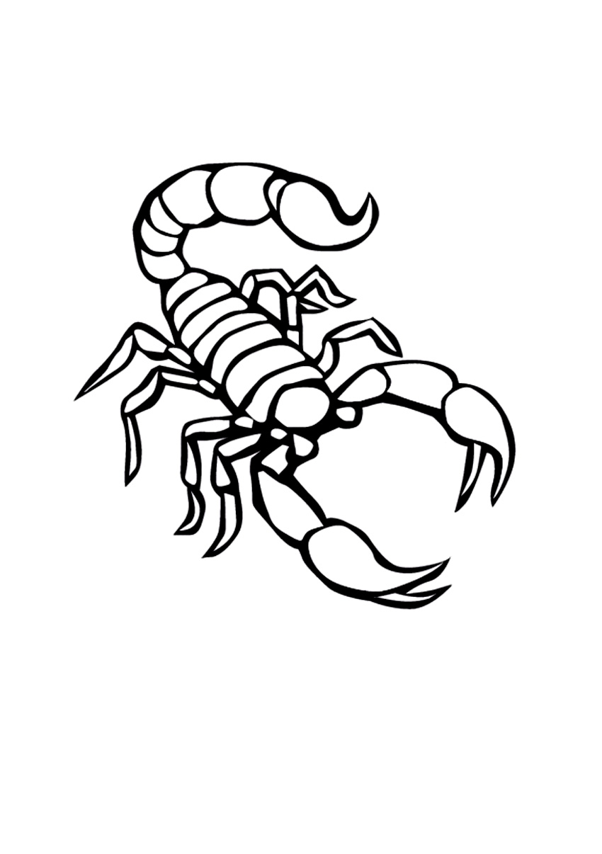 31 Fierce Scorpions Coloring Pages Printable 24