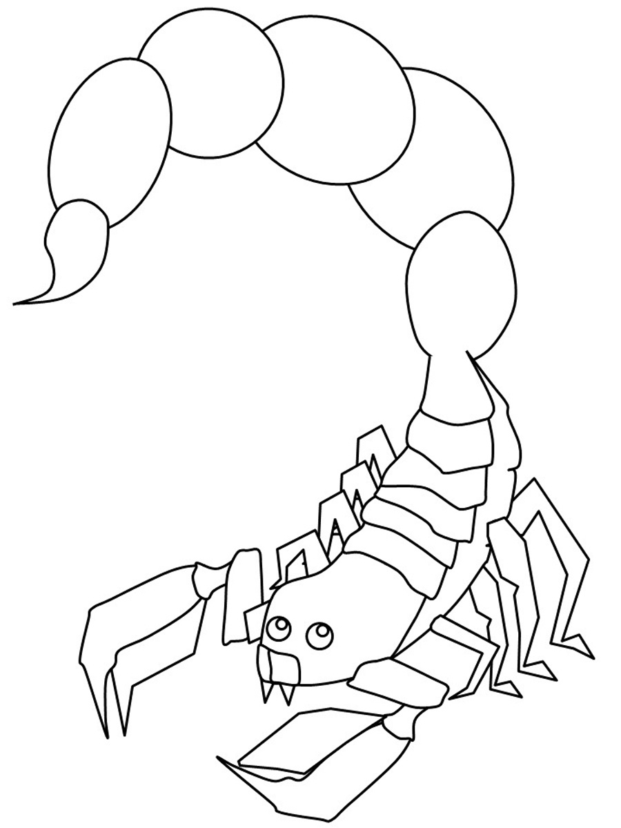 31 Fierce Scorpions Coloring Pages Printable 25