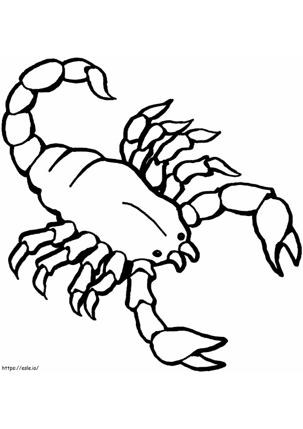 31 Fierce Scorpions Coloring Pages Printable 31