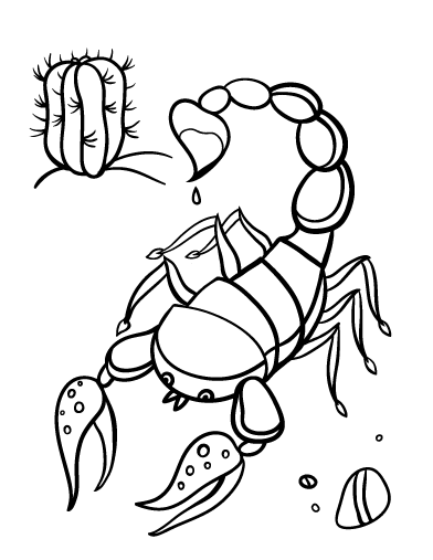 31 Fierce Scorpions Coloring Pages Printable 4