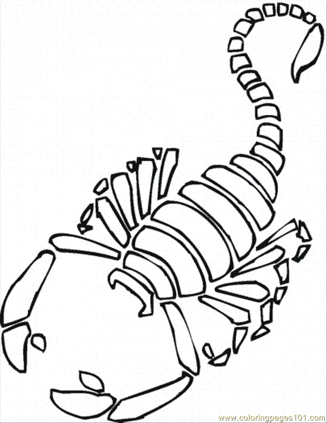 31 Fierce Scorpions Coloring Pages Printable 7