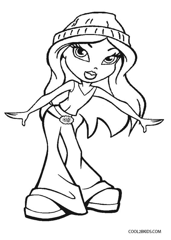 31 Fun Y2K Baddie Coloring Pages Printable 19